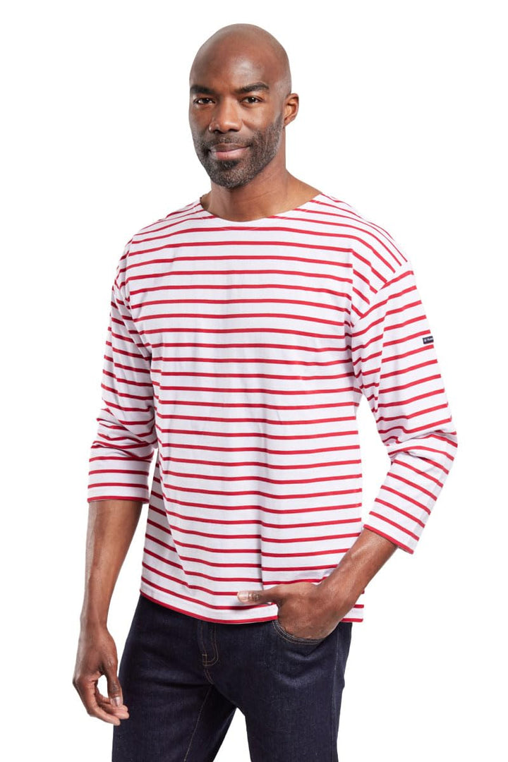 Armor Lux Herren Beg Meil T-Shirt XXS Mehrfarbig (Blanc/Braise 320), XXS Mehrfarbig (Blanc/Braise 32