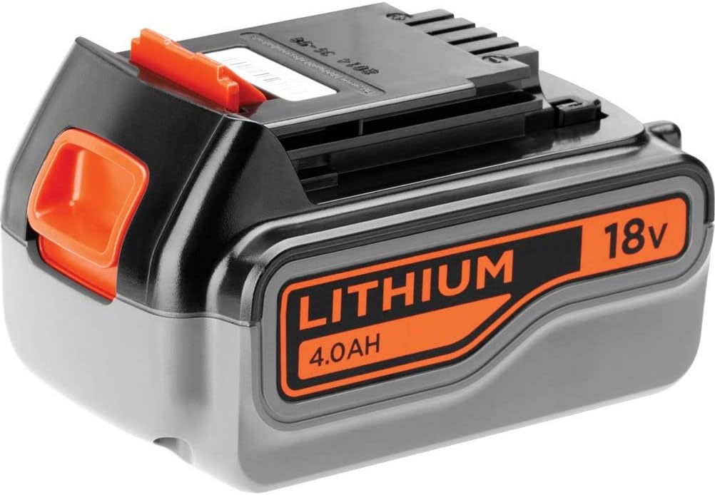 Black+Decker Li-Ion Akku (18V 4,0Ah, für alle 18V / F5 Gartengeräte und Elektrowerkzeuge) BL4018 &amp; v