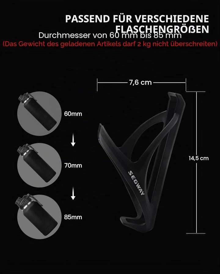 Wasserkocherhalter Kompatibel mit Ninebot Max G3 ZT3 PRO F3 F3PRO E3 E3PRO Elektroroller Wasserflasc