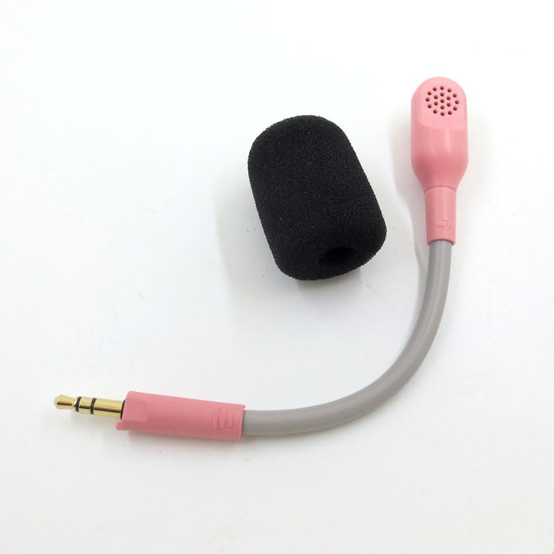 Barracuda X Mikrofon,Mic Ersatz abnehmbar 3.5 mm Game Boom Geräuschunterdrückung Mikrofon mit Schaum