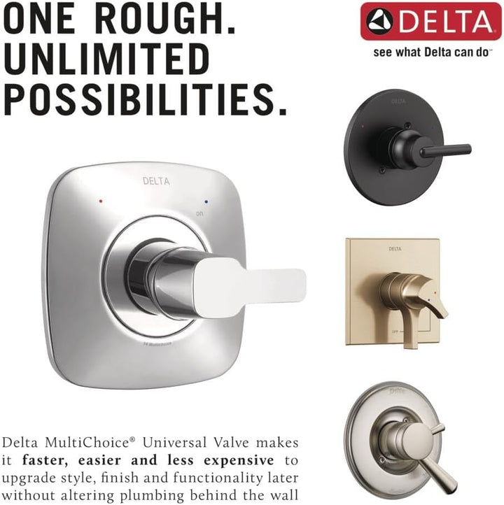 DELTA FAUCET R10000-UNBXHF Wanne/Dusche, Chrome, Pack of 1, Pack of 1