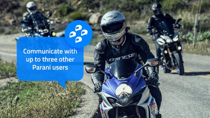 Sena Parani M10 Motorrad Bluetooth Headset Kommunikationssystem/Variante mit kabelgebundenem Mikrofo