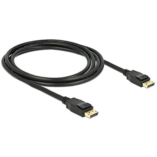 DeLock Kabel DisplayPort 1.2 Stecker mit 20 Pin > DisplayPort Stecker 4K,3840 x 2160 @ 60 Hz,21,6 Gb