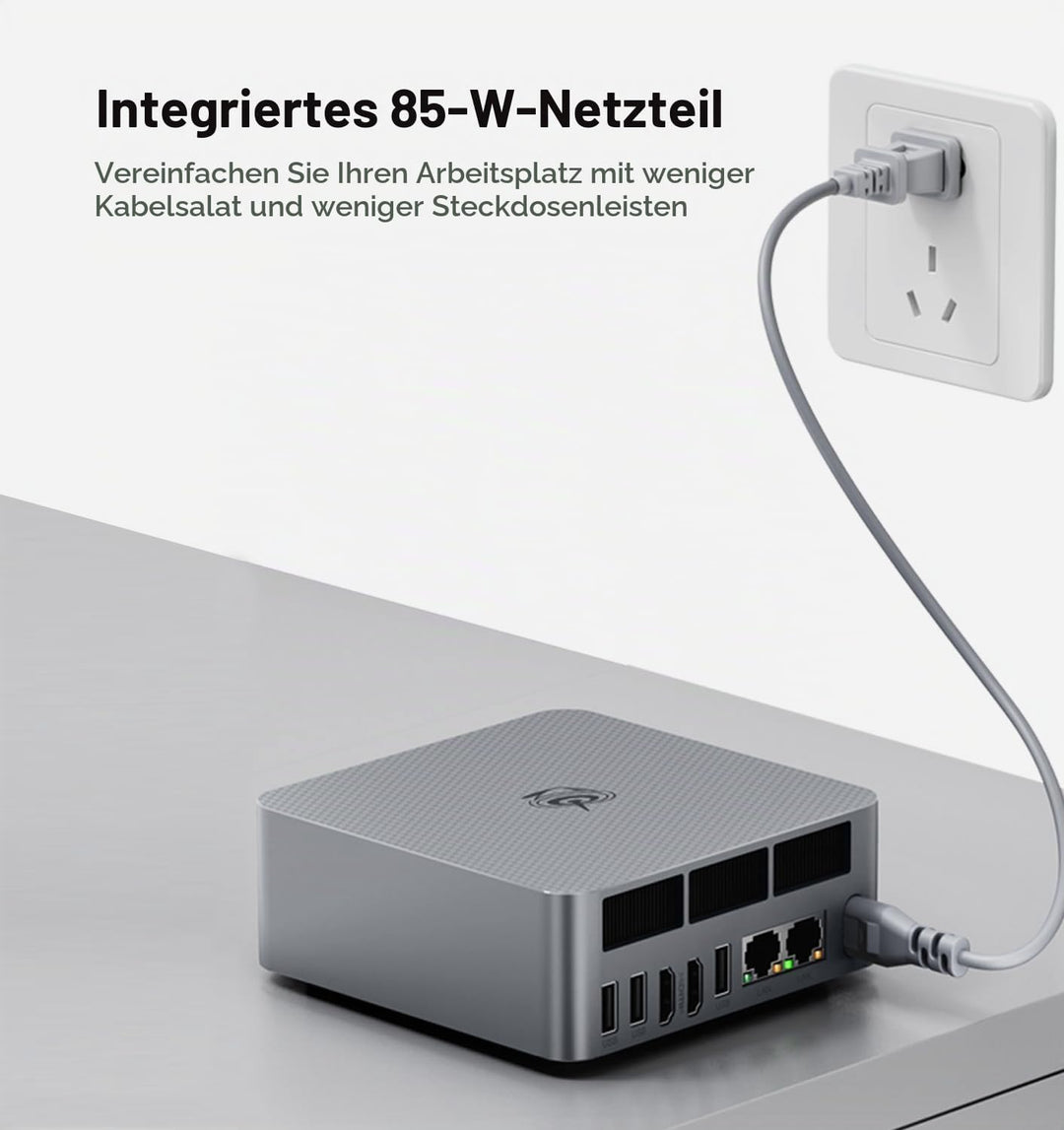 Beelink EQR6 Mini PC, AMD Ryzen 9 6900HX (8C/16T bis zu 4.9Ghz), 24G DDR5 RAM 1TB PCIe4.0 SSD Mini C