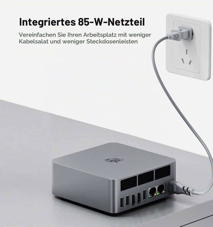 Beelink EQR6 Mini PC, AMD Ryzen 9 6900HX (8C/16T bis zu 4.9Ghz), 24G DDR5 RAM 1TB PCIe4.0 SSD Mini C