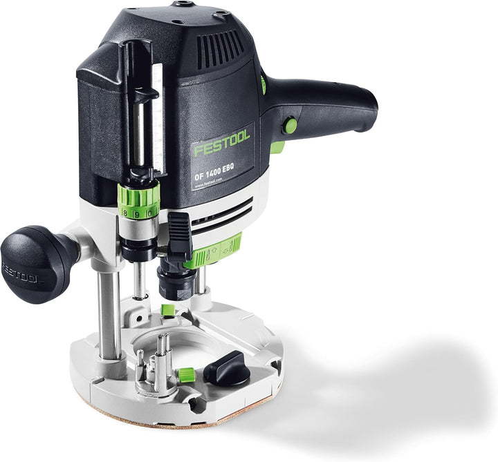 Festool Oberfräse OF 1400 EBQ-Plus (mit Spanfänger, Spannzangen, Seitenanschlag mit Feineinstellung,