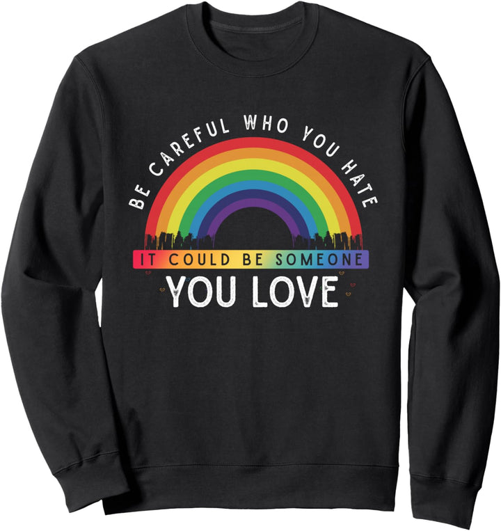 Regenbogen Flagge LGBTQIA Queer Gay Pride Month CSD LGBT Sweatshirt