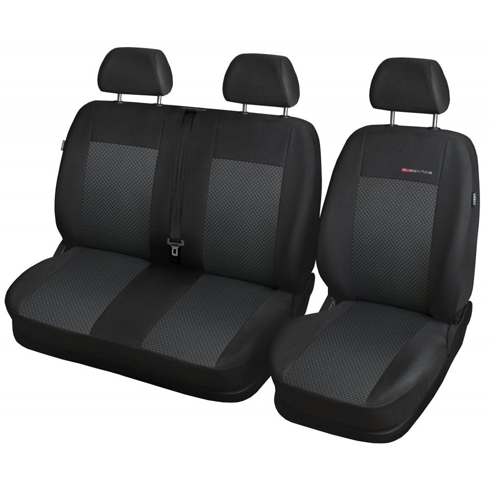 MOTOS Universal-Sitzbezüge Auto für Mercedes Sprinter Autositzbezüge mit aktivem Airbag-System, drei
