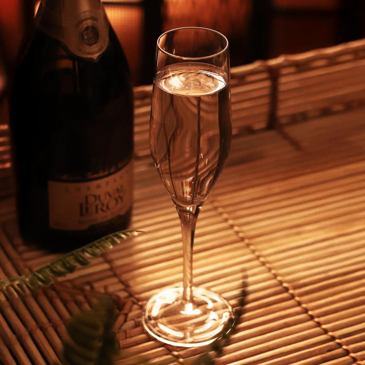 Stölzle Lausitz Sektgläser Experience 190 ml I Schaumweingläser 6er Set Kristallglas I Sektkelche sp