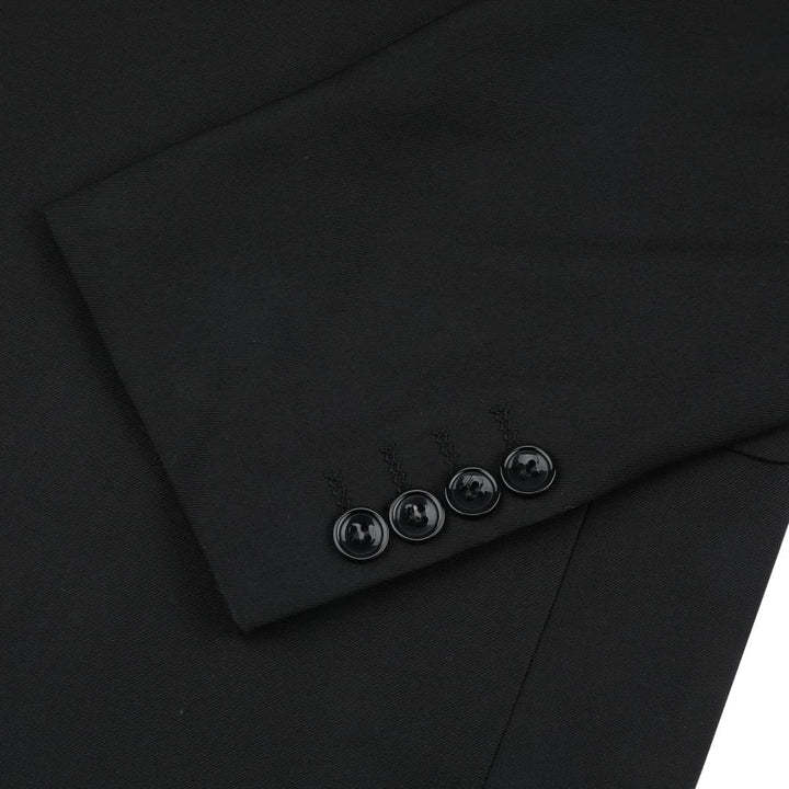 YOUTHUP Herren Sakko Slim Fit Anzugjacke für Business Hochzeit Eleganter 1 Knöpfen Blazer M Schwarz,