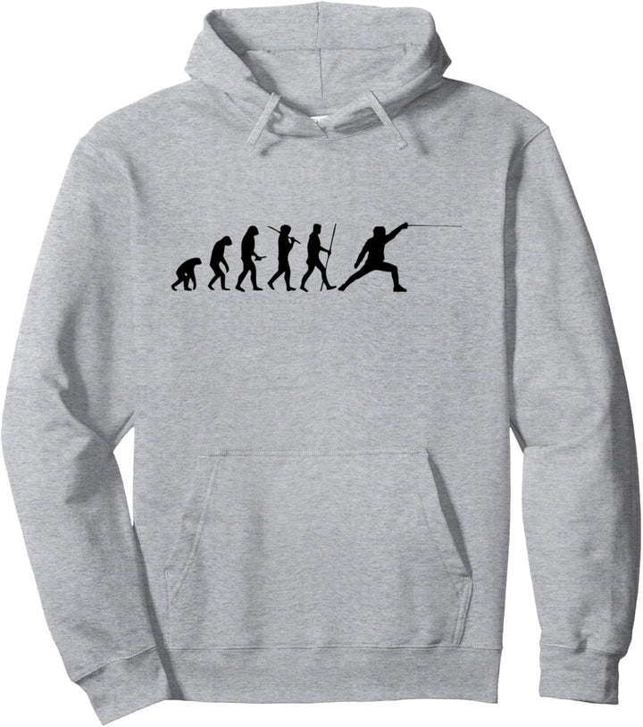 Fechten Evolution des Fechtens Pullover Hoodie