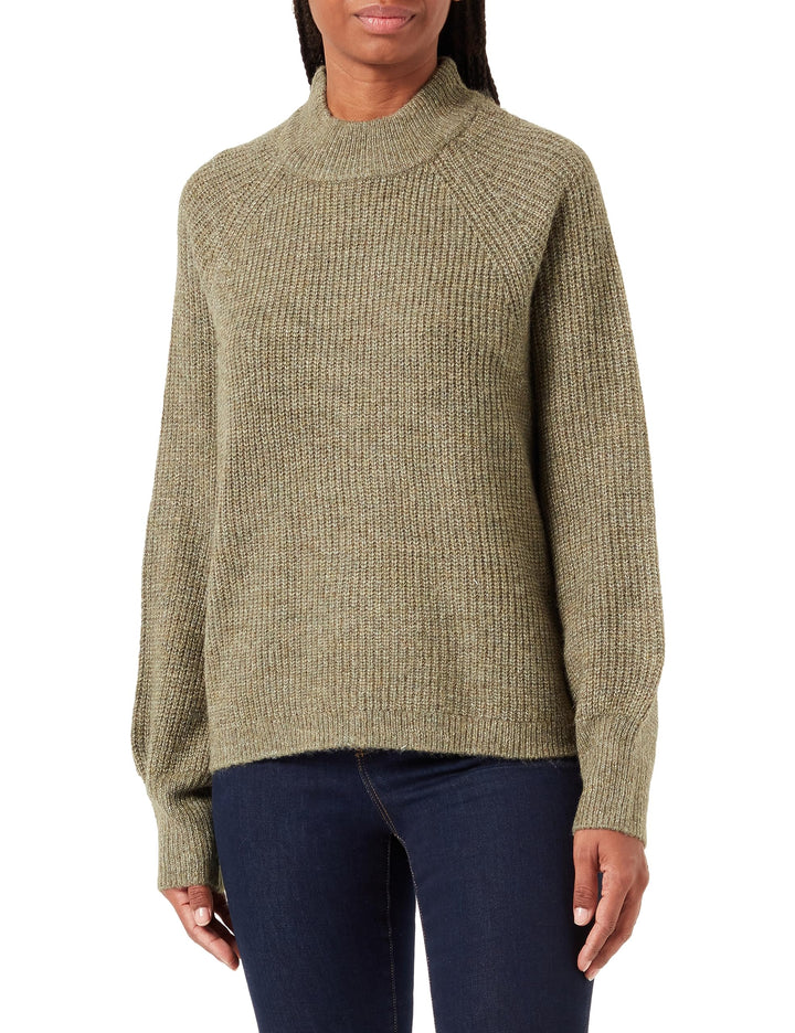 PIECES Damen Pcnatalee Ls O-Neck Knit Noos Bc Pullover XS Deep Lichen Green, XS Deep Lichen Green