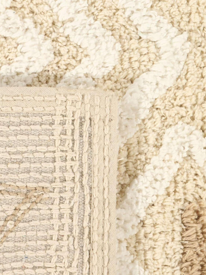 RugVista Badematte Atlantis, 90 x 60 cm, Rechteckig, Mittelflor, Moderner Badteppich, Maschinenwasch