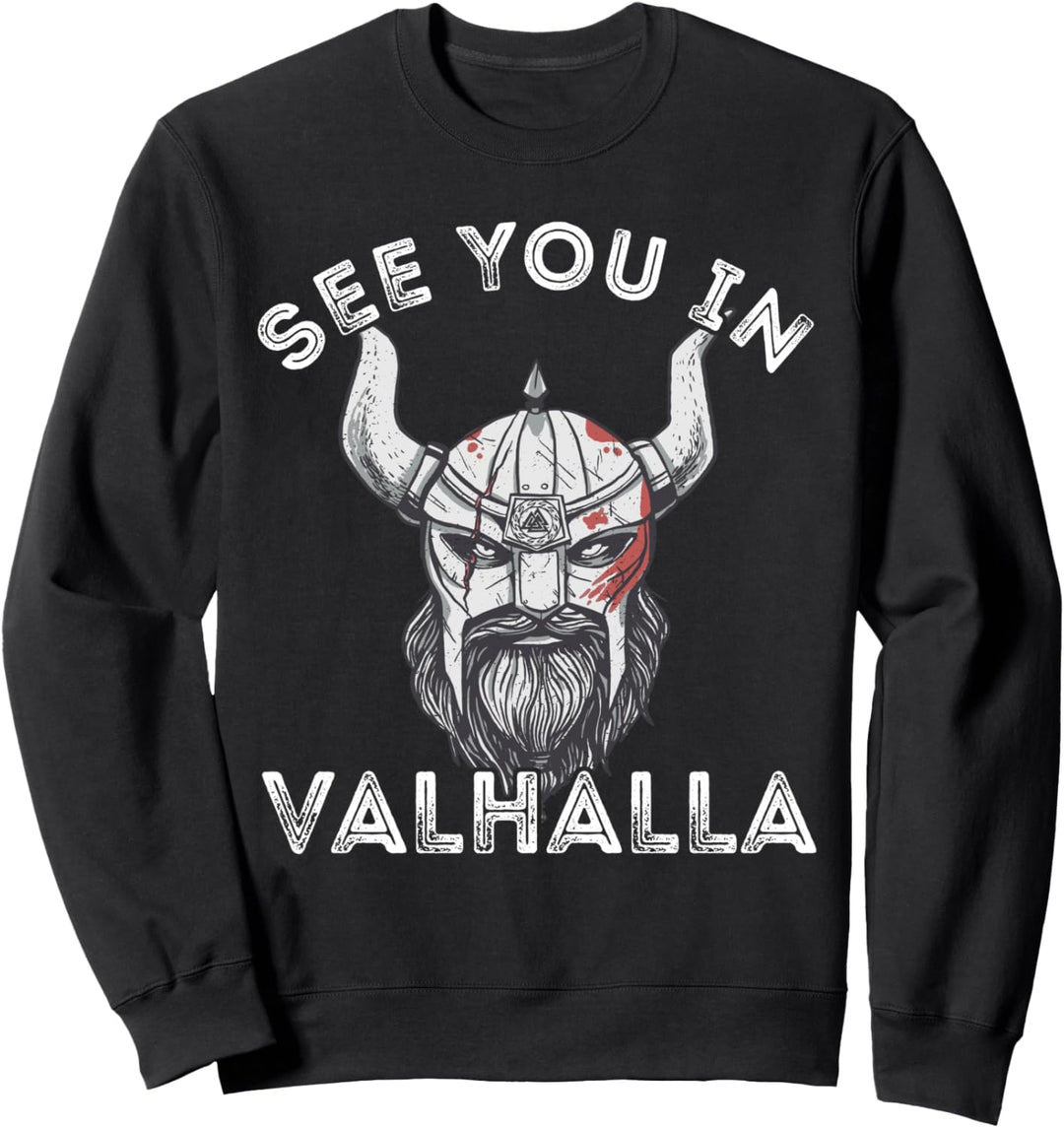 Nordischer Wikinger Krieger Valhalla Odin Pagan Kelten Sweatshirt