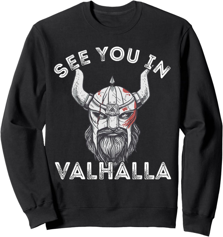 Nordischer Wikinger Krieger Valhalla Odin Pagan Kelten Sweatshirt