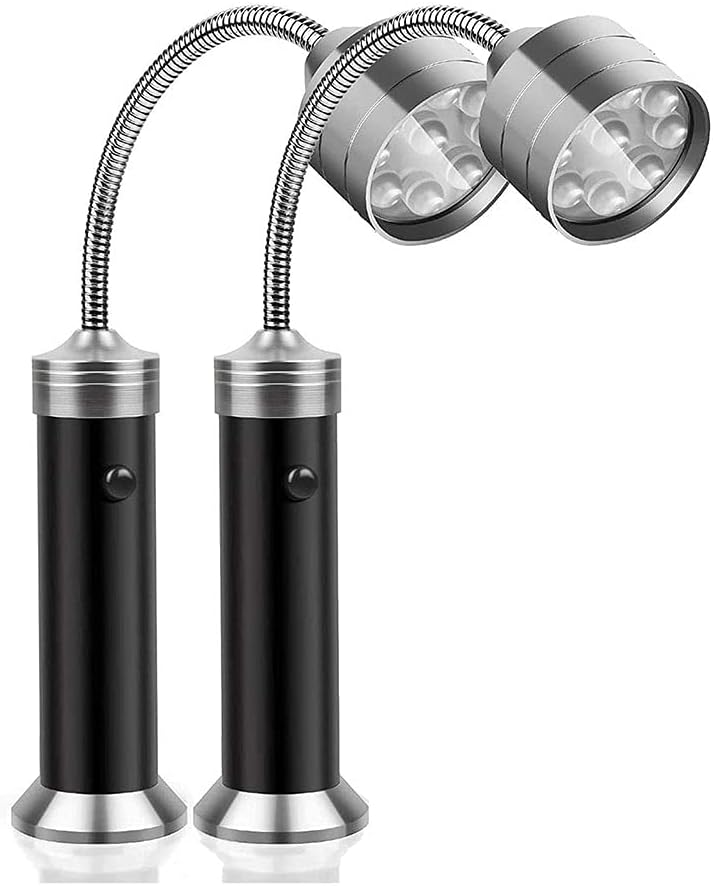 TopHomer BBQ Grill Licht, 2er Pack Magnetische Grilllampe BBQ Licht 360 Grad Drehwinkel Flexible Sch
