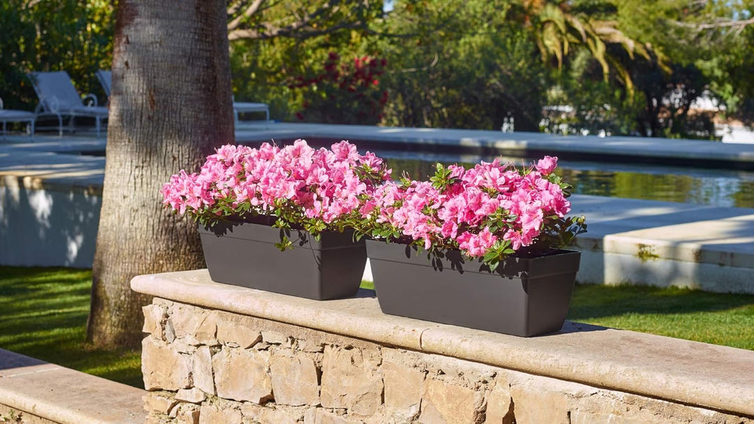 CAPRI XL PLANT BOX 80CM LIGHT TERRACOTTA