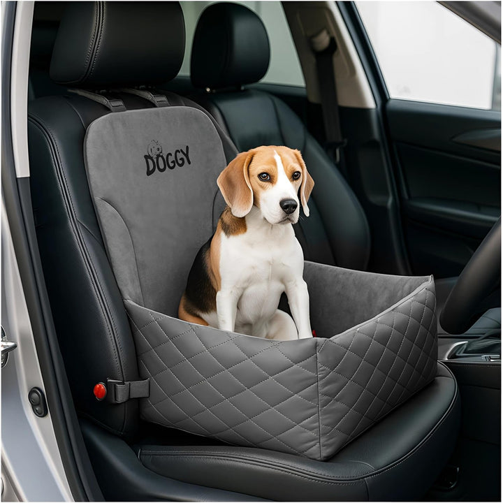 Hunde-Autositz für kleine/mittlere Hunde - Hundeautositz mit Dicker Polsterung - Waschbarer hundesit