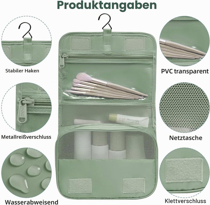 BAGAIL 10er-Set Packwürfel in verschiedenen Grössen Packorganizer für Reisezubehör Handgepäckkoffer