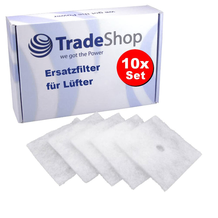 10x Trade-Shop Filter Ersatzfilter Staubfilter kompatibel mit Maico ER-AP100 G, ER-AP100 H, ER-AP100