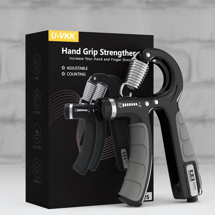 Handtrainer, U-VKK Unterarmtrainer-Set, Griff 5-60 kg, Hand Unterarm Trainingsgerät, Grip Griffkraft