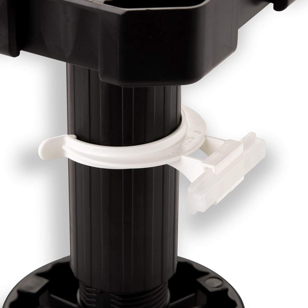 40er Set SO-TECH® Möbelfuss Sockelfuss Stellfuss 125 mm verstellbar, 40er Set