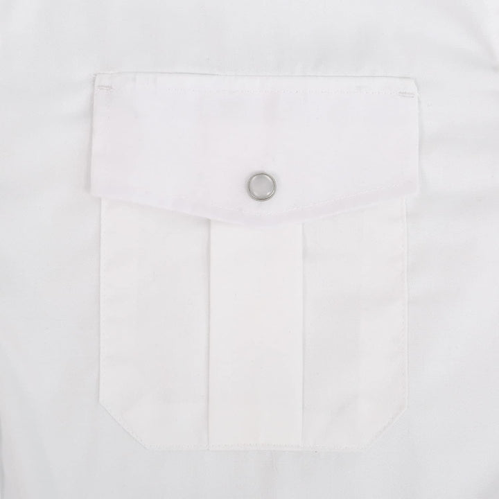Coevals Club Herren Lässige Druckknöpfen Unifarben Kariertes Anzug Regular Fit Kurzarm Bügelleichtes