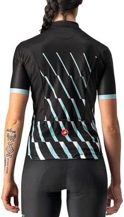 CASTELLI Damen Pendio Jersey Sweatshirt, Light Black/Sky Light/White, L EU