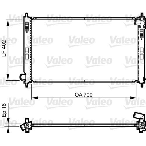 Valeo 735575 Kühler, Motorkühlung
