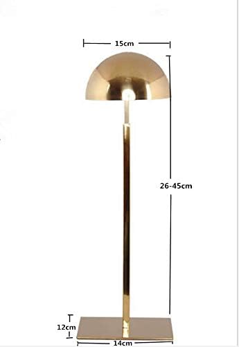 U/K Verstellbarer Hutkappen-Ständer, Edelstahl, goldfarben