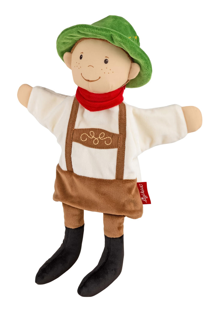 sigikid 43344 Handspielpuppe, beige/Seppl, OneSize, Beige/Seppl