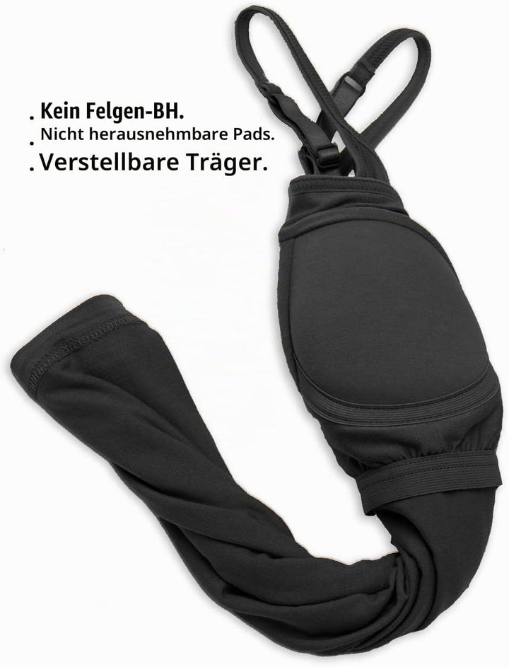 STARBILD Damen Unterhemd, S-4XL L Schwarz-weiss-grau, L Schwarz-weiss-grau