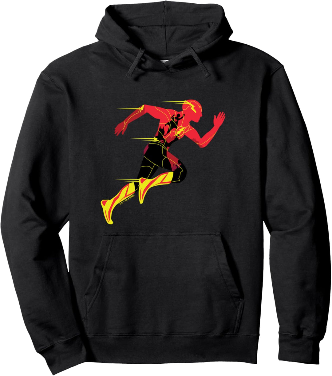 The Flash Movie Batman Supergirl Silhouette Pullover Hoodie