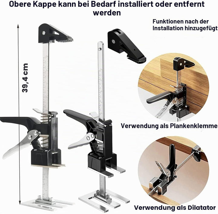 Arbeitssparender Arm, 2 Stück, 39,1 cm Höhenregler, Handhebewerkzeug, Hebeheber für die Installation
