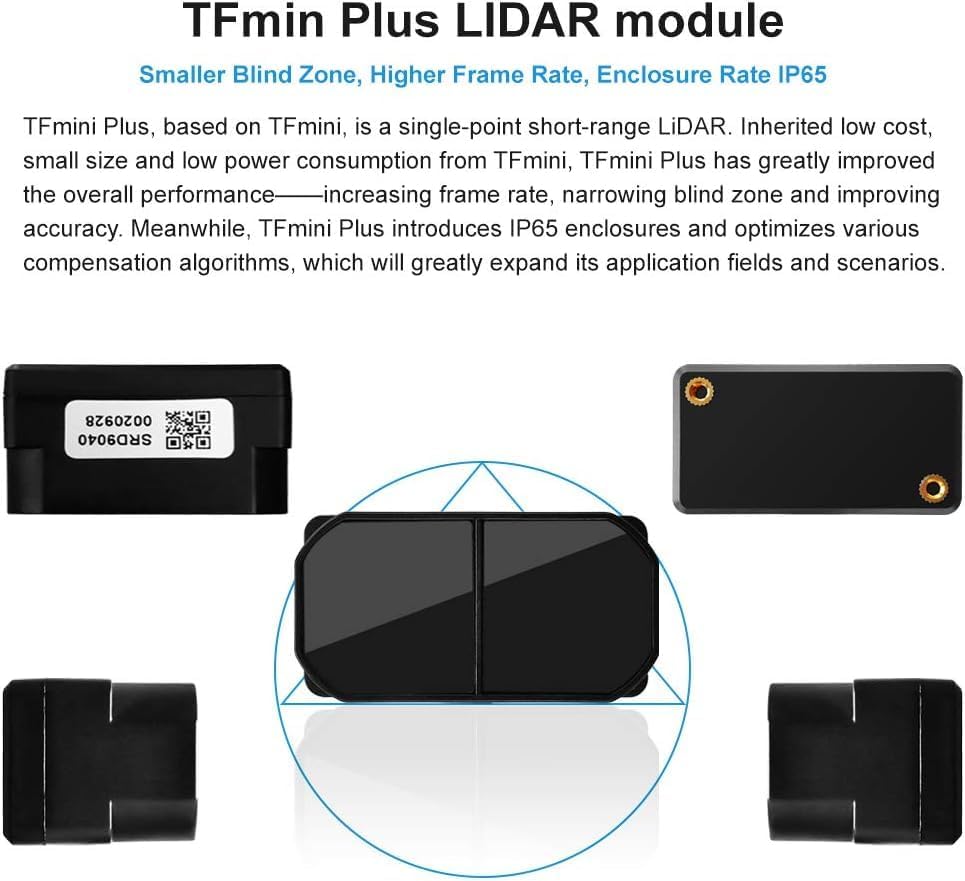 TFmini Plus Lidar Sensor 12m Messbereich Entfernung Einpunkt-Finder Modul kompatibel mit Pixhawk und