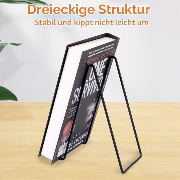 6er-Set 8 Zoll Staffelei Aufsteller Teller Ständer Metall, Tellerständer, Schwarz Metall Tellerständ