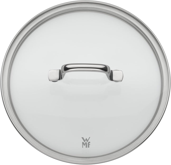 WMF Fusiontec Essential Topfset Induktion 3-teilig, Kochtopf Set mit Glasdeckel, Induktions Töpfe Se