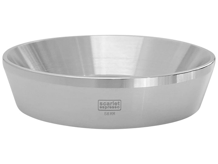 scarlet espresso | Präzisions-Trichter »Barista Cono Grande 58 mm« aus Edelstahl für Siebträger, Dos