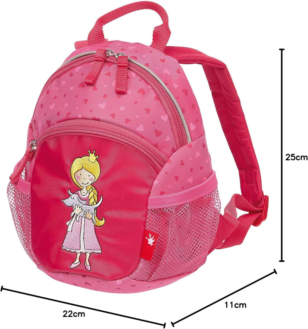 Sigikid 24913 Rucksack klein Pinky Queeny Mädchen Kinderrucksack empfohlen ab 2 Jahren rosa, Pink