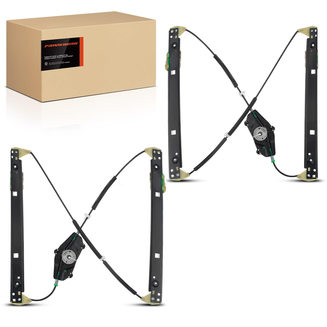 Frankberg 2x Fensterheber Elektrisch Ohne Motor Vorne Links Rechts Kompatibel mit A8 4H2 4H8 4HC 4HL