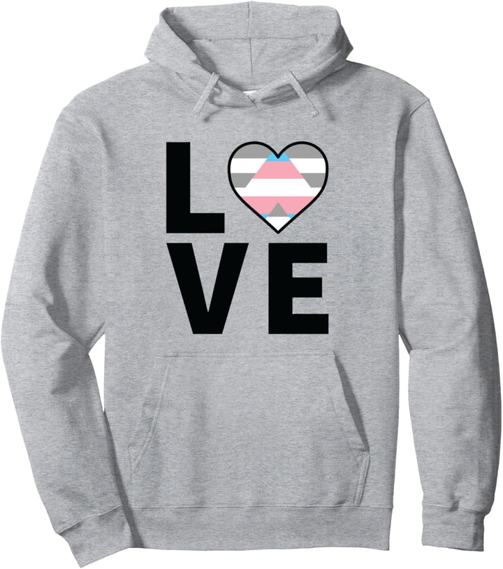 LGBTQ Trans Ally Flagge Herz - LGBTQIA+ LIEBE Trans Ally Pullover Hoodie