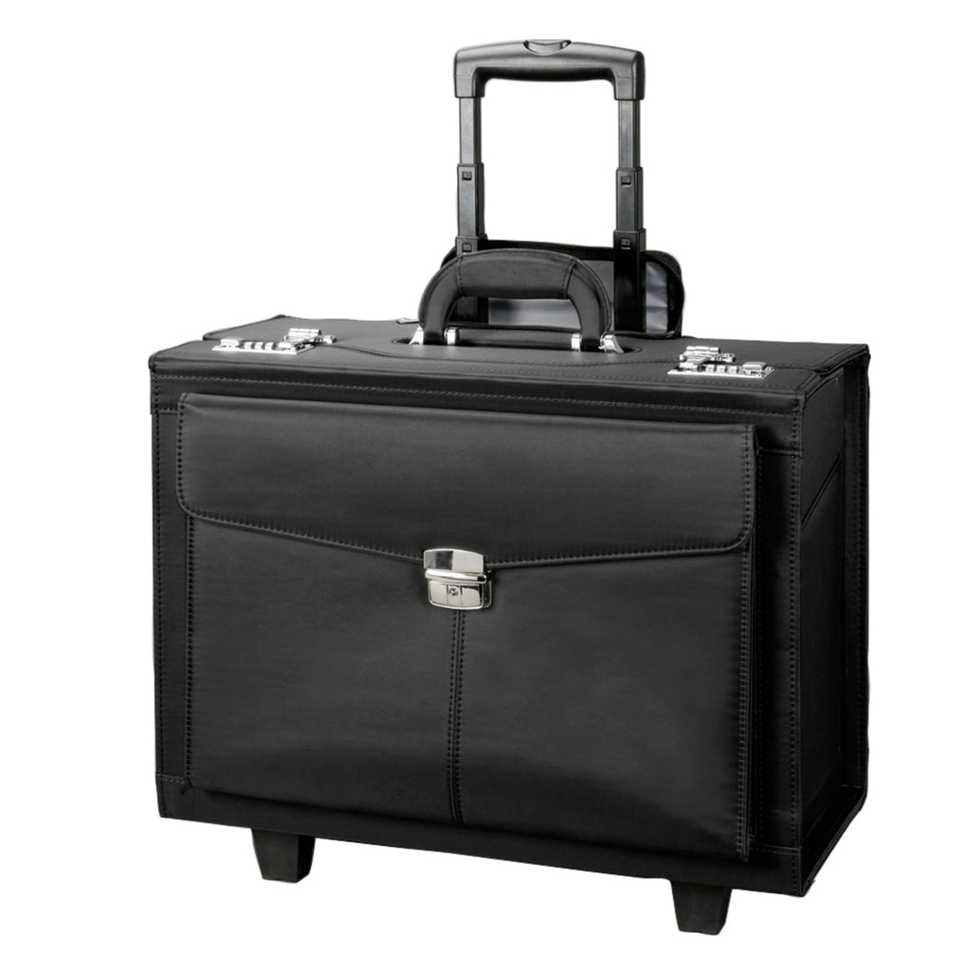Alassio 45034 Trolley Pilotenkoffer Rocca II, Businesskoffer aus Mikrofaser, Handgepäck Aktentrolley