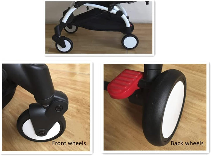 Kinderwagen Ersatz Gummi Räder Vorder und Hinter Kinderwagenrad Kinderwagen Zubehör für Yoya Vovo Ki
