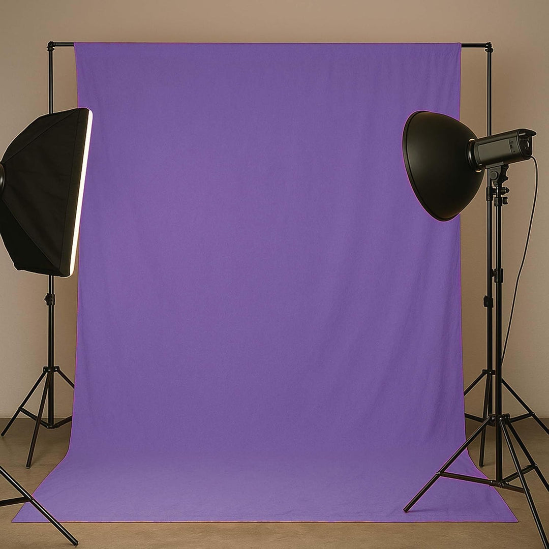 Walimex Stoffhintergrund 2,85 x 6m blaulila, blaulila