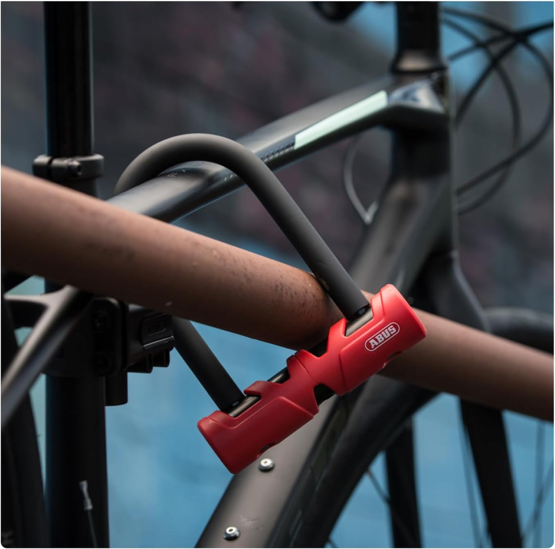 ABUS Bügelschloss Ultimate 420 + USH-Halterung - Fahrradschloss mit Rundbügel und Halterung - ABUS-S
