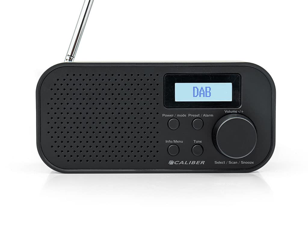 Caliber Tragbares Radio - DAB Plus - FM - RDS - LCD-Anzeige - Kabellos für bis zu 8 Stunden - Mit Al