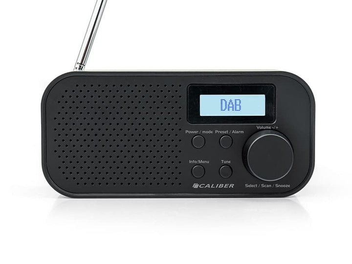 Caliber Tragbares Radio - DAB Plus - FM - RDS - LCD-Anzeige - Kabellos für bis zu 8 Stunden - Mit Al