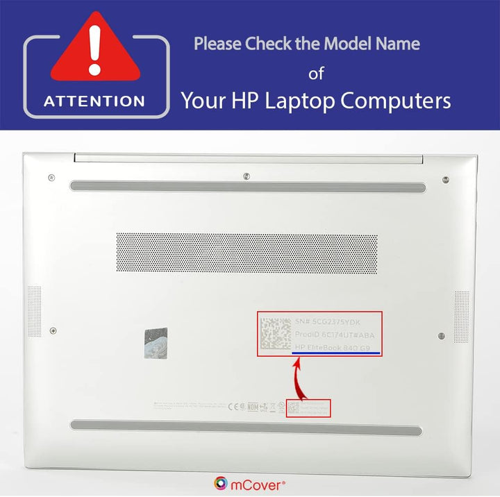 mCover Schutzhülle nur kompatibel mit HP EliteBook 840 (Intel CPU) | 845 (AMD CPU) G9 / G10 Serie No