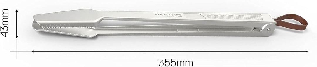 everdure by heston blumenthal Grillzange I hochwertige Edelstahl Fleischzange rostfrei & pflegeleich
