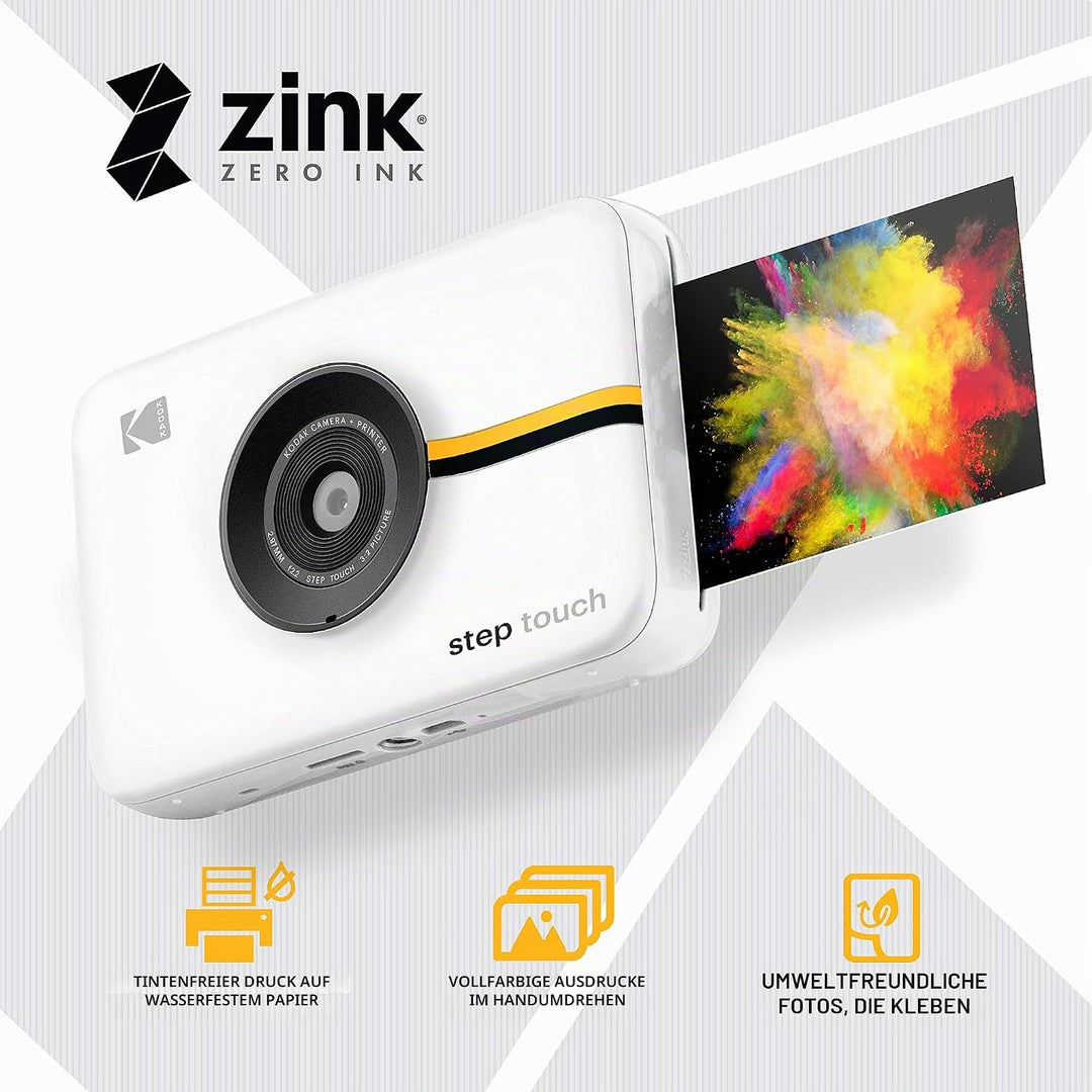 KODAK Step Touch 13MP Digitalkamera und Instant-Drucker mit 3.5 -LCD-Touchscreen-Display, 1080p HD-V
